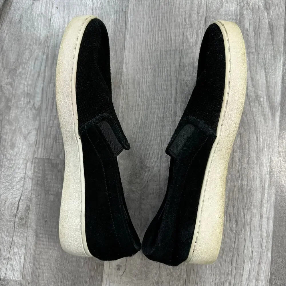 MICHAEL Michael Kors Womens Keaton Casual Shoes Suede Black Size 7 1/2